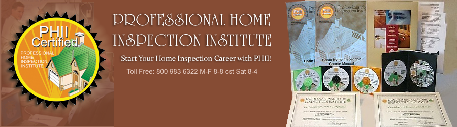Home Inspector Training & Certification from PHII